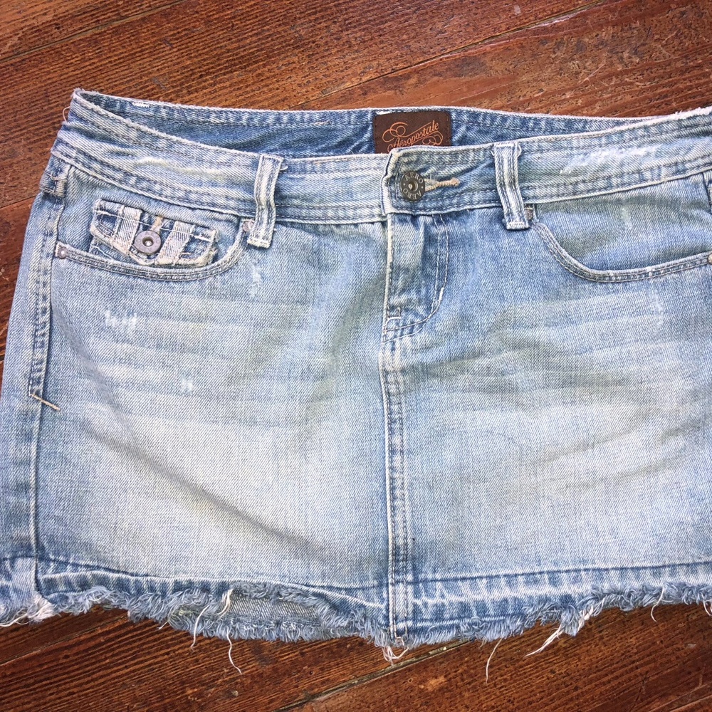 Aeropostale Distressed Mini Skirt